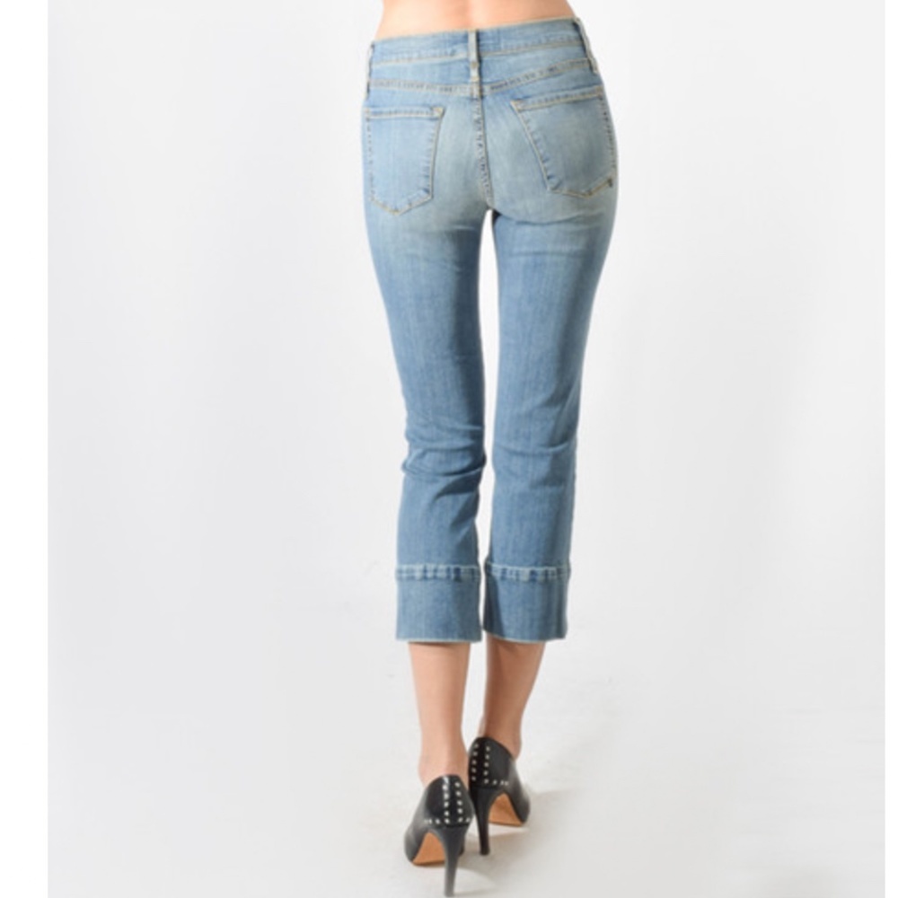Calvin Rucker See The Love Crop High Rise Jean Size 27 - Picture 2 of 13